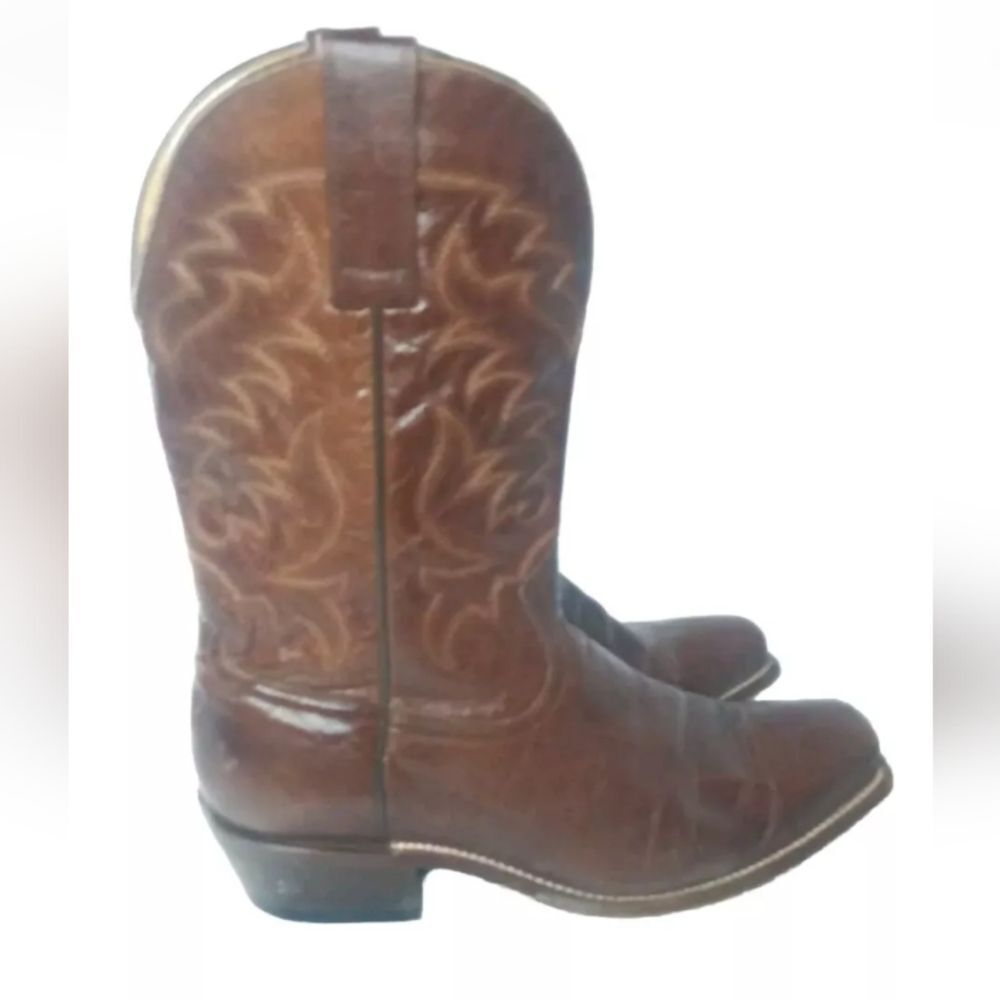 Moonshine Spirit Western Boots Men's Size 11 D Square Toe BBM87 Brown